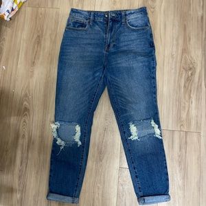 juniors size 7 mom jeans